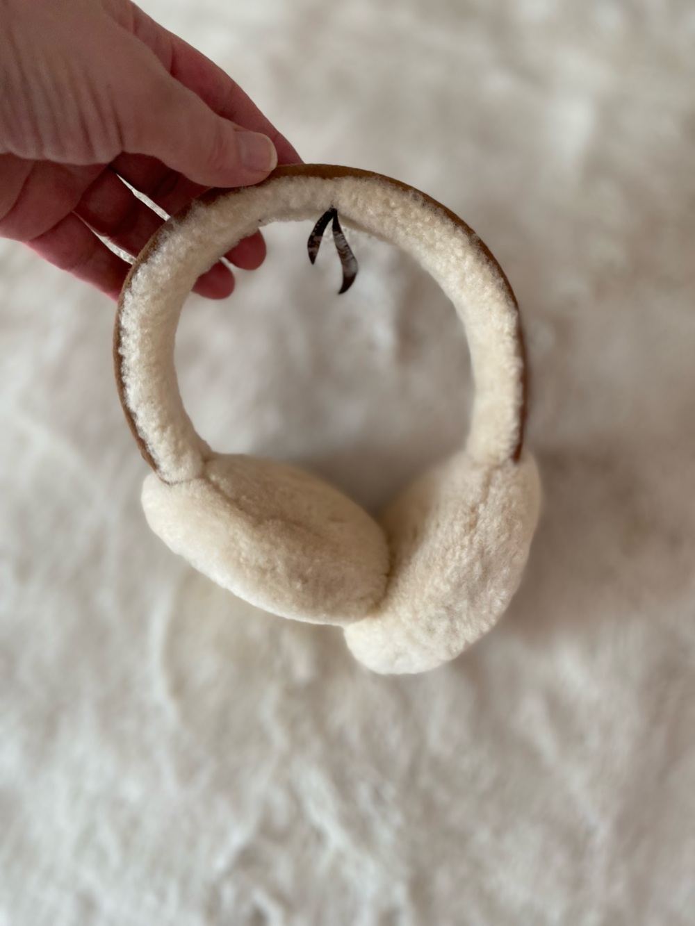 UGG sequin details shearling sheepskin headband ears muffs